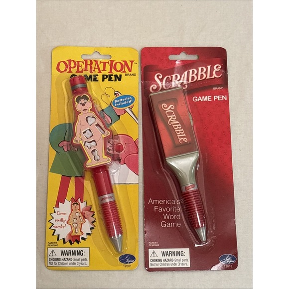 Hasbro Other - VTG Hasbro Operation Scrabble Game Pens Collectible Toy New Sealed 2001 2003